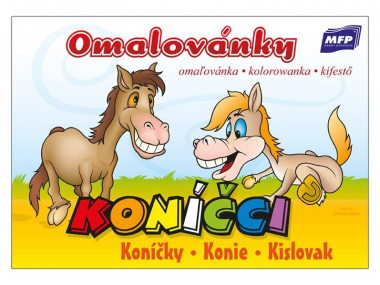 Omalovánky A5 - Koníčci