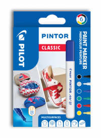 Pilot Pintor 4077 EF popisovače Classic akryl sada 6ks