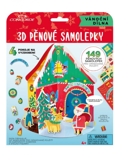 Samolepky pěnové CONCORDE - Vánoční dílna