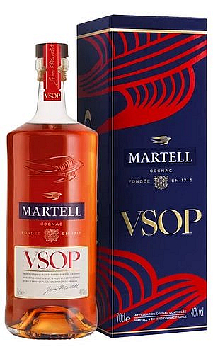 Cognac Martell VSOP v krabičce  40%0.70l