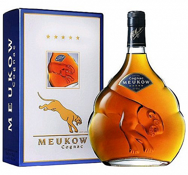 Cognac Meukow 5 Stars v krabičce 40%0.70l