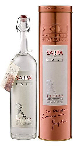 Grappa Jacopo Poli Sarpa di Poli Bianca  TIN 40%0.70l