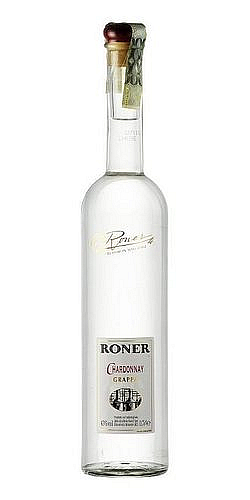 Grappa Chardonnay   Roner 43%0.70l