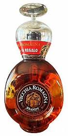 Brandy Vecchia Romagna Nera + sklo  gB 38%0.70l