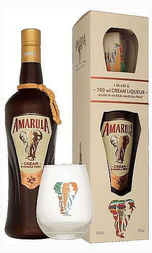 Likér Amarula Cream Marula fruits + sklo  gB 17%0.70l