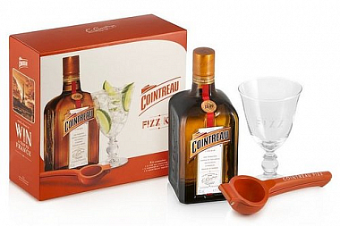 Likér Cointreau + 1sklo  bilý gB 40%0.70l