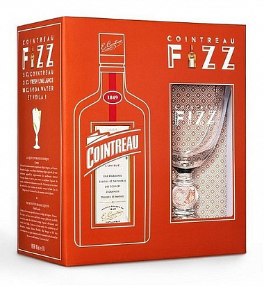 Likér Cointreau + 1sklo  červený gB 40%0.70l