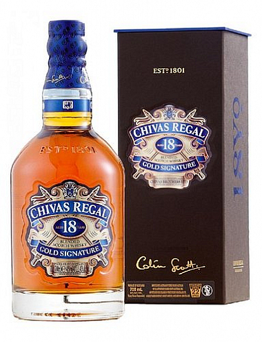 Whisky Chivas Regal 18y v krabičce  40%0.70l