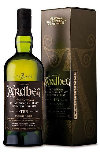 Whisky Ardbeg 10y TEN v krabičce  46%0.70l