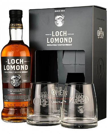 Whisky Loch Lomond Open 2023 Rioja Cask + 2sklo  gB 46%0.70l