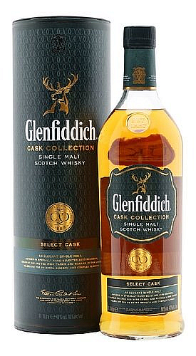 Whisky Glenfiddich Select v plechu  40%0.20l