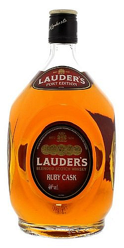 LITR Whisky Lauders Port ruby cask  40%1.00l