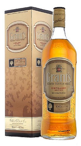 LITR Whisky Grants Distillery edition v krabičce 46.3%1.00l