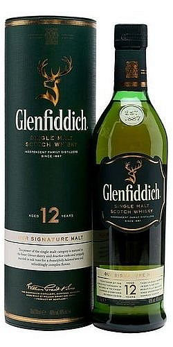 Whisky Glenfiddich 12y v tubě  40%0.20l