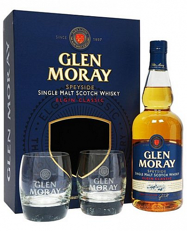 Glen Moray Elgin Classic + 2sklo                  gB 40%0.70l