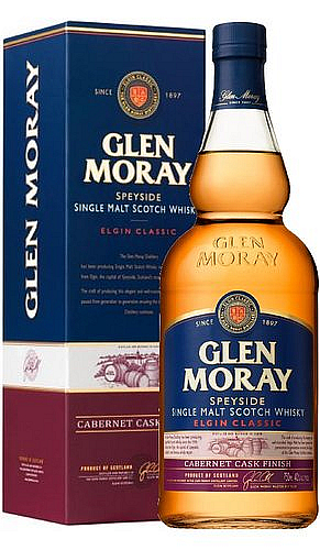 Whisky Glen Moray Cabernet cask Elgin Classic  gB 40%0.70l