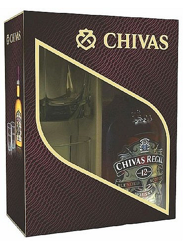 Whisky Chivas Regal 12y 2sklo     2012 40%0.70l