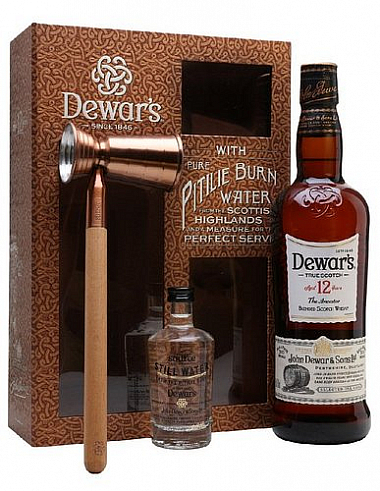 Whisky Dewars 12y + voda  gB 40%0.70l