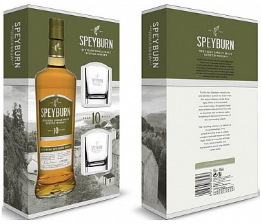 Whisky Speyburn 10y + 2sklo   gB 40%0.70l