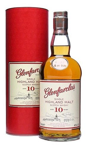 Whisky Glenfarclas 10y v tubě  40%0.70l