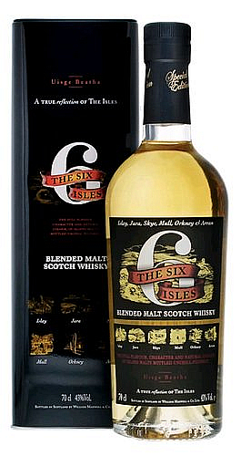 Whisky Six Isles v plechu  43%0.70l