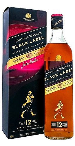 Whisky J.Walker Black label Sherry Cask 12y  gB 40%0.70l