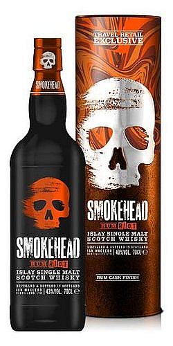 Whisky Smokehead Rum Riot v plechu  43%0.70l