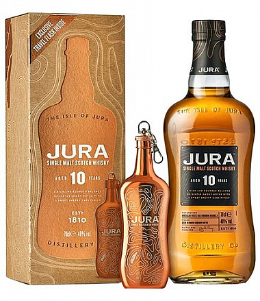 Whisky Jura 10y + placka  gB 40%0.70l