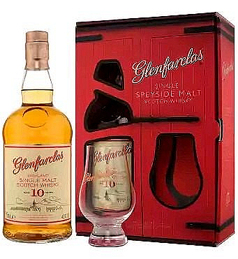 Whisky Glenfarclas 10y + sklo   GB 40%0.70l