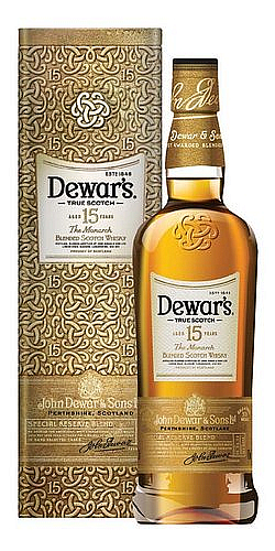 Whisky Dewars 15y Monarch v plechu  40%1.00l