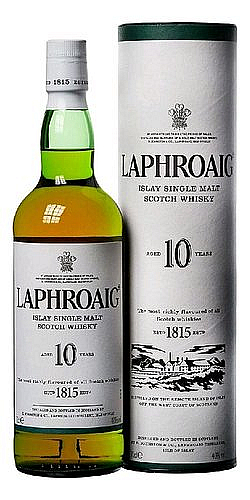 OLD Whisky Laphroaig 10y v tubusu  40%0.70l