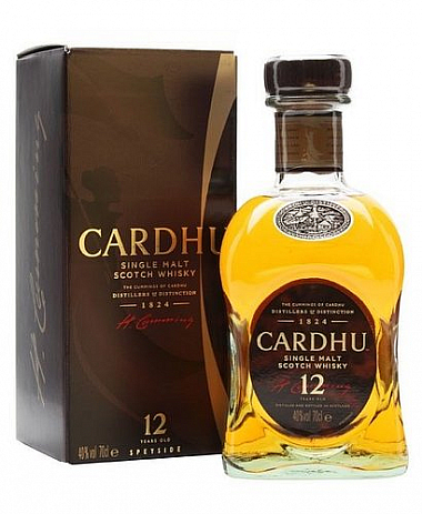 Whisky Cardhu 12y v krabičce  40%0.70l