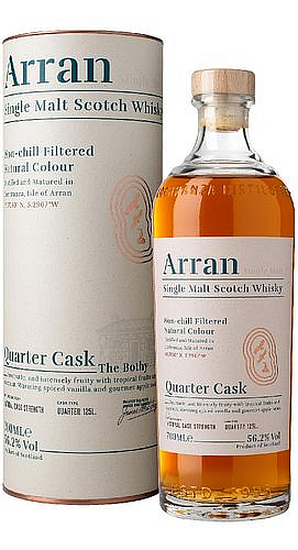 Whisky Arran Quarter cask the Bothy v tubě  56.2%0.70l