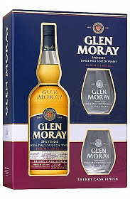 Whisky Glen Moray Sherry cask Elgin Classic + 2sklo gB 40%0.70l