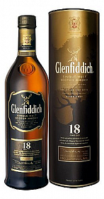 Whisky Glenfiddich 18y v tubě  43%0.20l