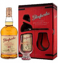 Whisky Glenfarclas 10y + sklo   GB 40%0.70l