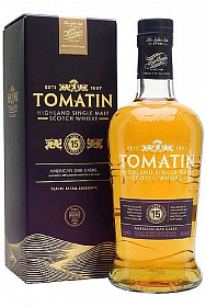 Whisky Tomatin 15y American oak  gB 46%0.70l