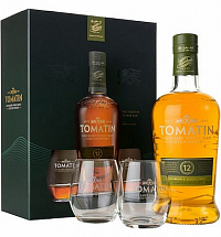 Whisky Tomatin 12y +2sklo  gB 43%0.70l