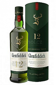 Whisky Glenfiddich 12y v plechu  40%0.70l