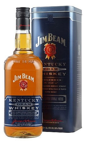 Bourbon Jim Beam Kentucky dram v plechu  40%1.00l