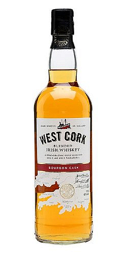 Whisky West Cork Bourbon Cask Irish holá lahev  40%0.70l