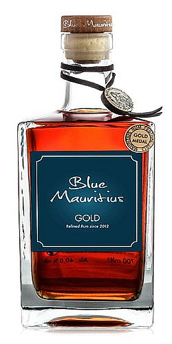 Rum Blue Mauritius GOLD holá lahev  40%0.70l