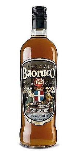 Rum Baoruco 12y vysoká lahev  37.5%0.70l