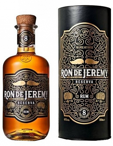 Rum Ron de Jeremy Reserve Nová Láhev Knír Tuba  40%0.70l