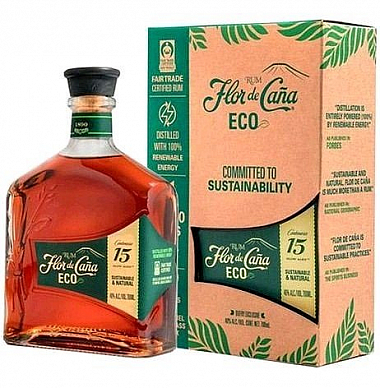 Rum Flor de Cana 15y ECO  gB 40%0.70l