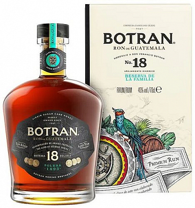 Rum Botran no.18 Reserva de la Familia v krabičce  40%0.70l