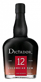 Rum Dictador 12y čirá lahev holá  40%0.70l