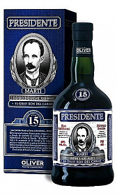 Rum Presidente 15y v krabičce  40%0.70l