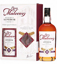 Rum Malecon 15y  +1sklo    GB 40%0.70l