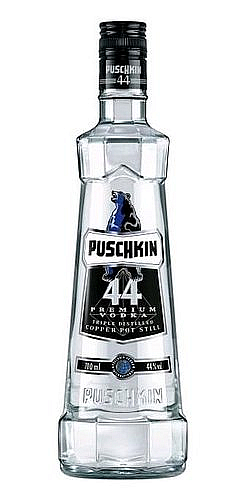 Vodka Puschkin Strong v plechu  44%0.70l